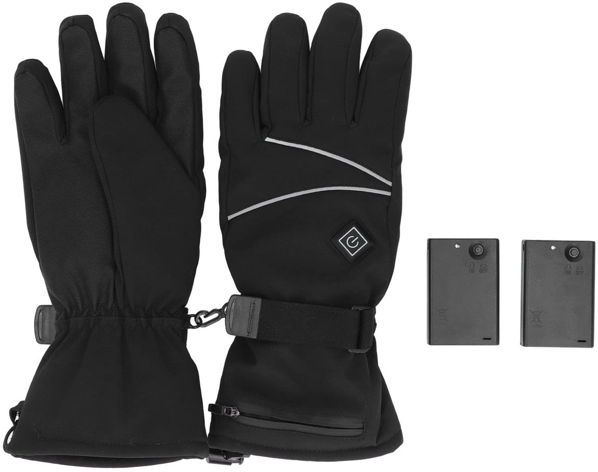 Dailygoods - Verwarmde Handschoenen - Elektrische Touchscreen - Waterdicht en Warm - Grootte L - Handwarmers voor Wintersport - Geschikt voor Outdoor...