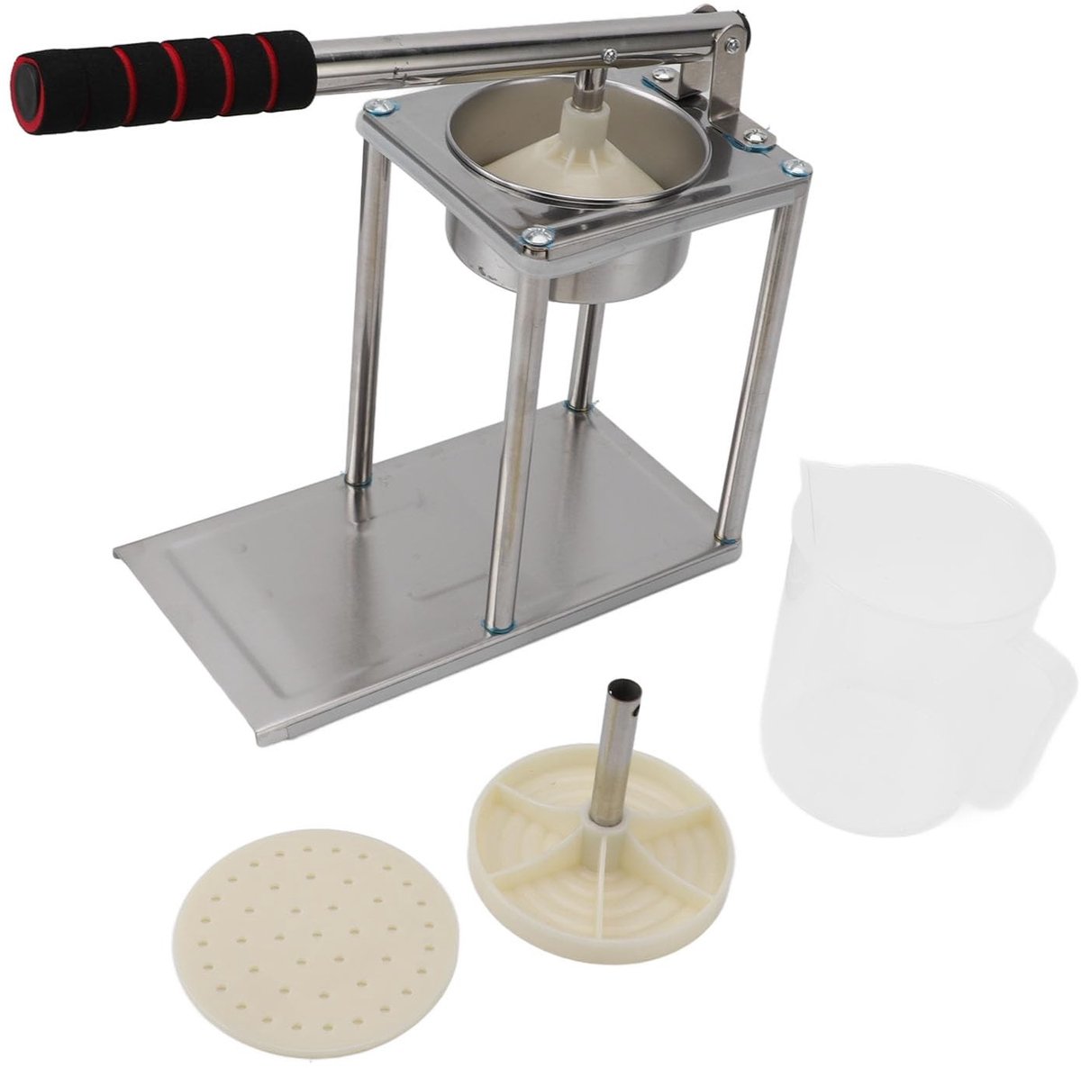 Dailygoods- Citruspers RVS - Multifunctioneel - Handpers - Compact Ontwerp - Commercieel Gebruik - Geschikt voor Sinaasappel/Druif - Sapcentrifuge