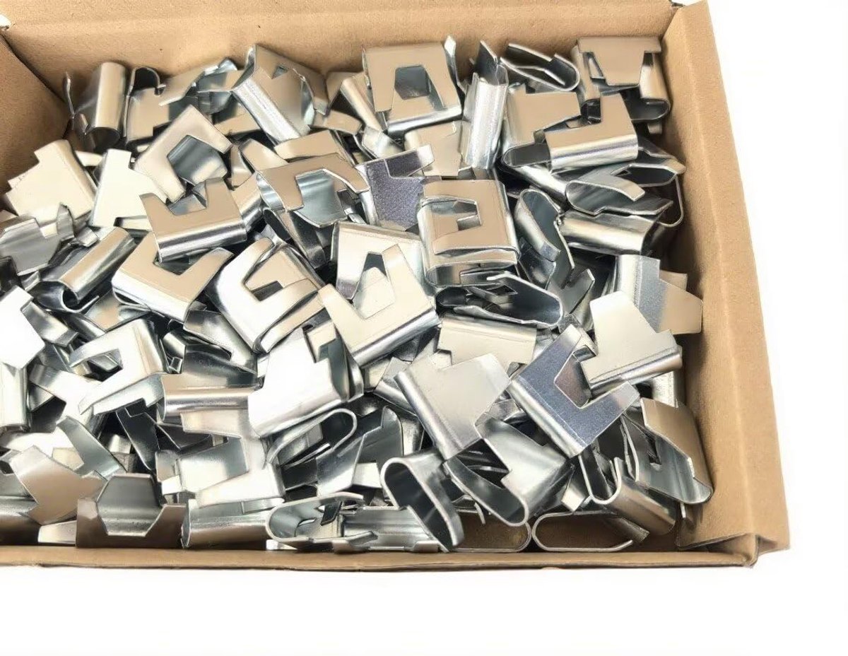 Draadgaasclips Set - Klemmen Gaas - Kooien Maken - Heavy Duty Kwaliteit - 250 Stuks - Zilverkleurig