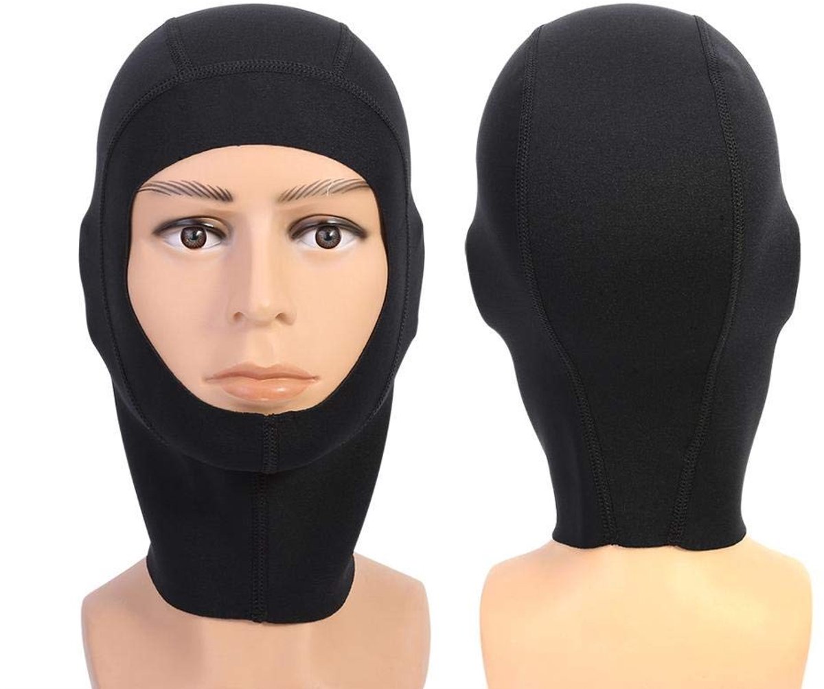 Dailygoods- Duikmuts 1 mm/3 mm Neopreen - Duikcap - Snorkelkap - Wetsuit - Watersport - Duurzaam en elastisch