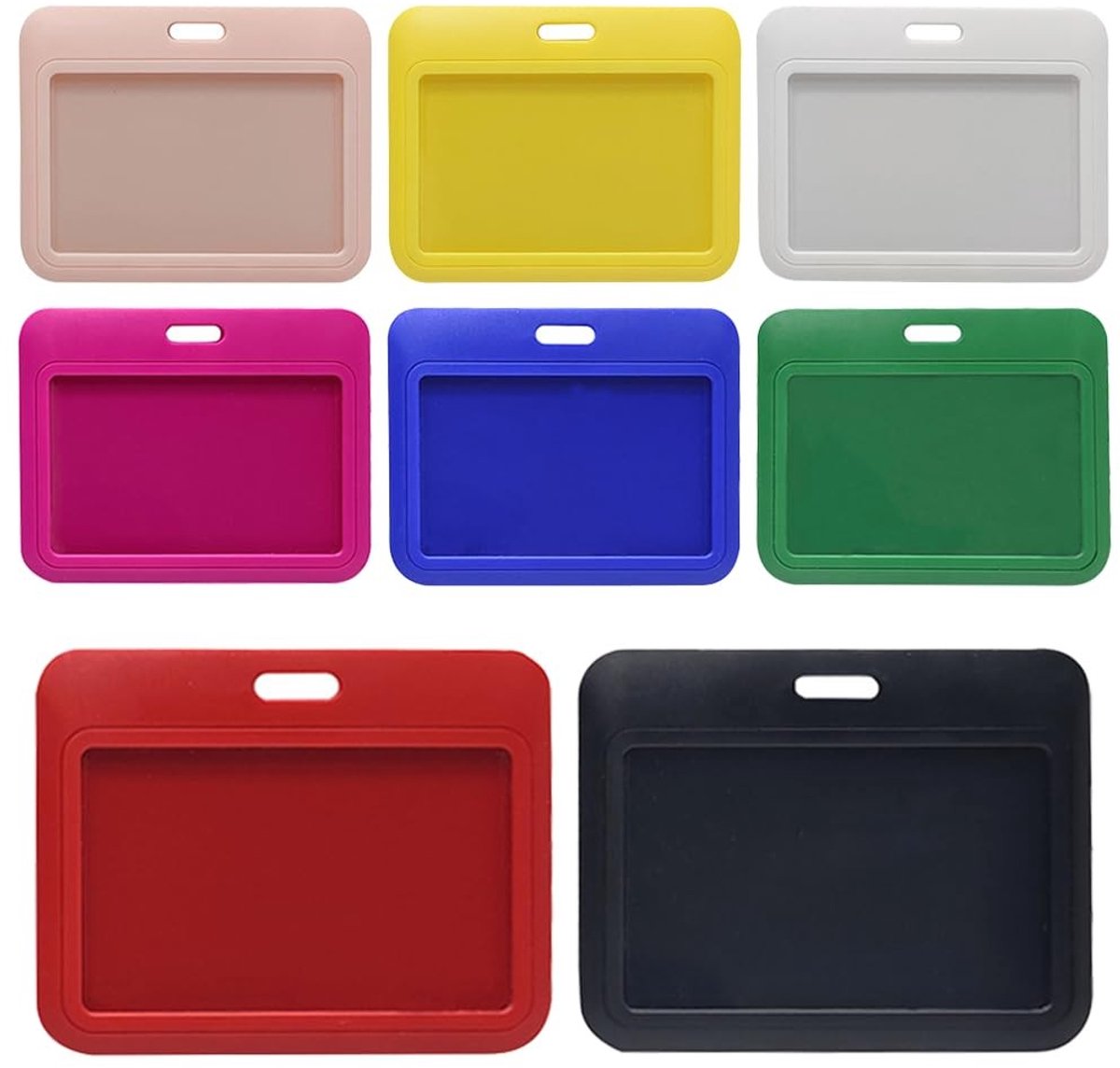 Dailygoods- ID-kaarthouder 8 stuks - Kunststof - Beschermhoes