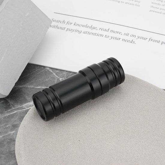 Set van 2 Billiard Cue Seal Protectors - Reserveonderdeel 3/8 x 10 - Billiard Cue Accessoires - Zwart van Merkloos — afbeelding 3
