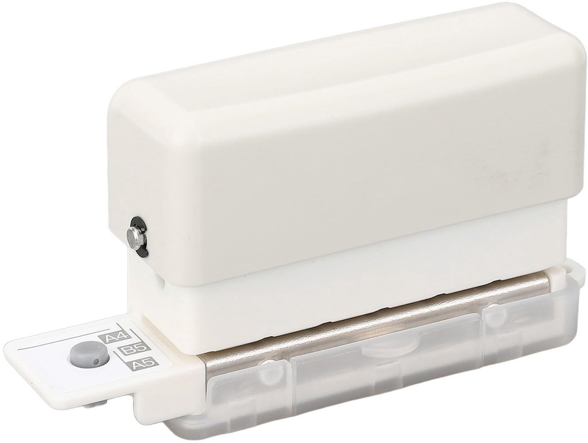 Dailygoods- Mini-perforator Draagbaar - Papierpons - A5 20-gaats - A4 30-gaats - B5 26-gaats - Ingebouwde Afvalverzamelbox