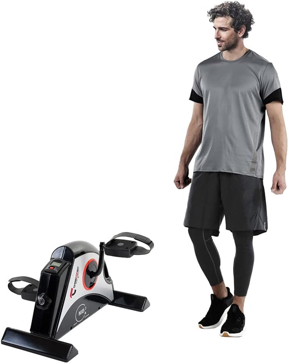 Mini Hometrainer - Fiets Trainer - Arm Been Training - Digitaal Display - 50 x 42 x 31 cm - Zwart