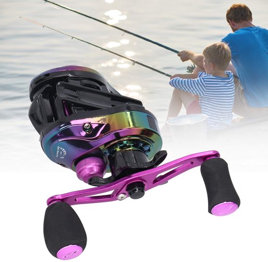 Baitcast Visreel 12 Versnellingen - Magnetische Rem - Lichtgewicht - RVS-lager - Duurzaam Metaal - Stabiliteit op Hoge Snelheid - Viswiel — afbeelding 2