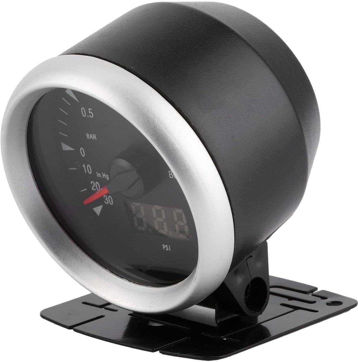 Dailygoods- Turbodrukmeter - Kunststof - Installatieset - Geschikt voor 12V-auto's - Meetbereik - Verlichtingsapparaat - Piekwaardeweergave - Boostmeter