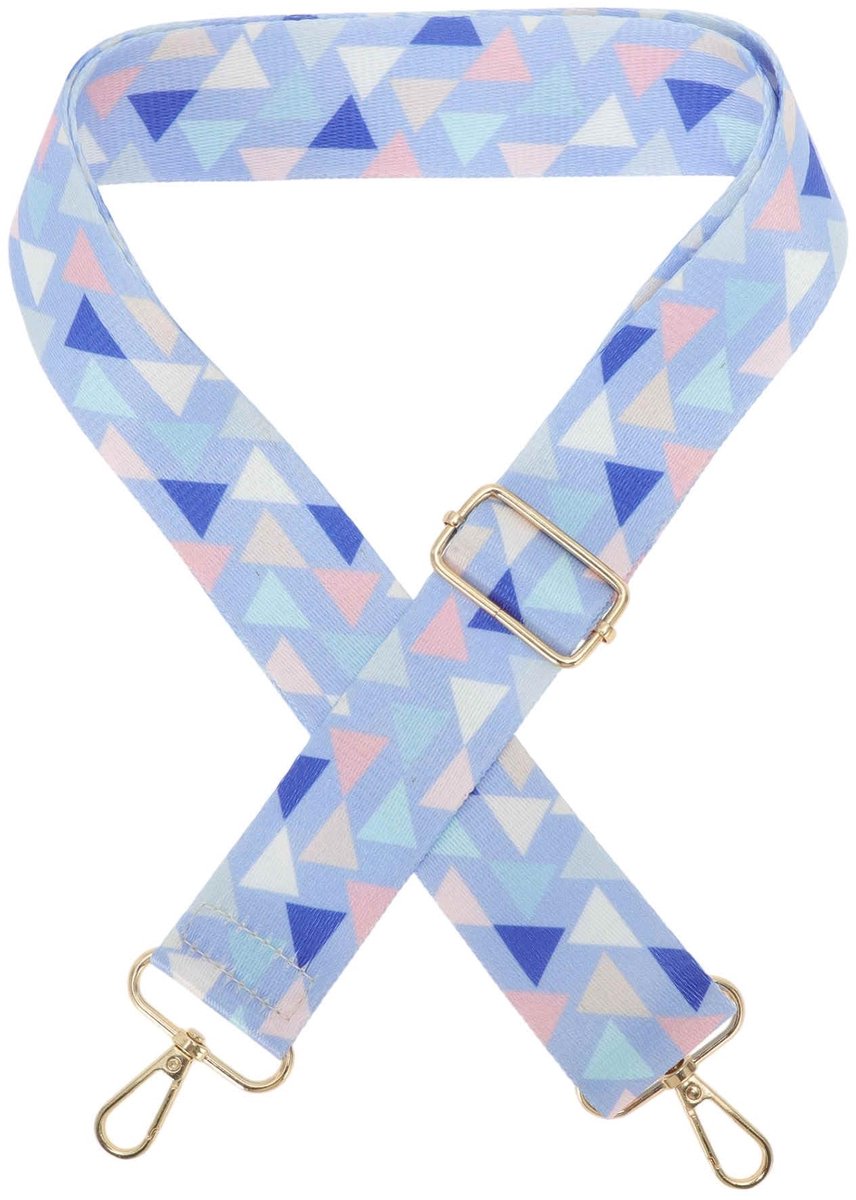 Dailygoods- Tasriem Verstelbaar - Schouderband voor Tas - Tassenriem - Brede Riem - Ergonomisch Ontwerp - Bloemenprint - Schouderriem