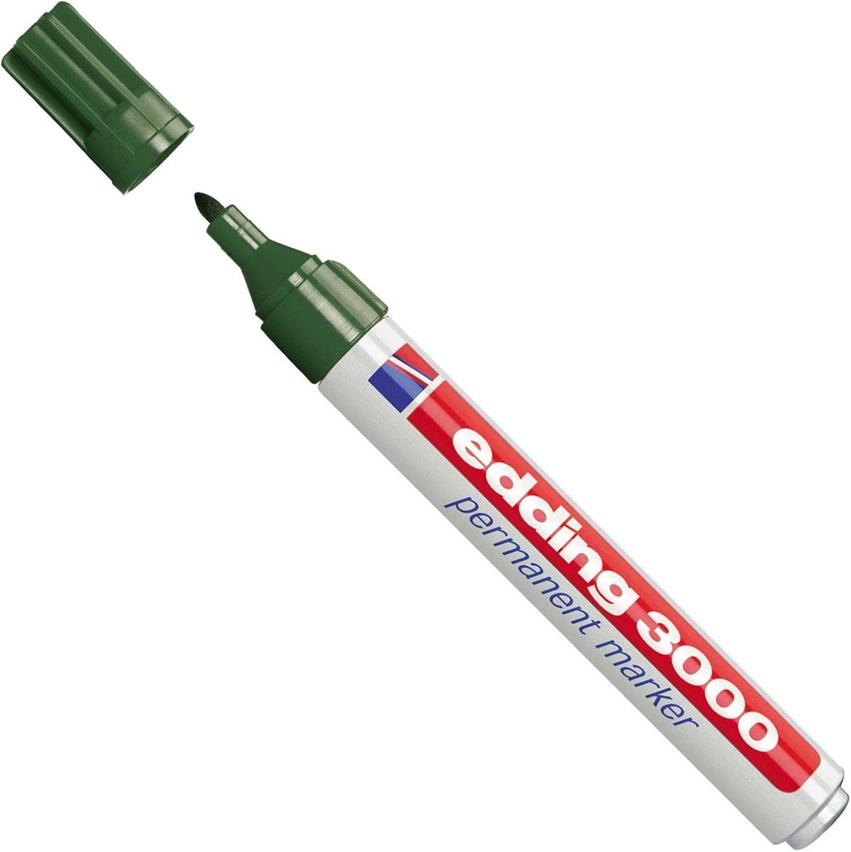 Permanente Marker - Alles Marker - Materiaal Beschrijven - Navulbaar Aluminium - 15-3 mm - Olijfgroen