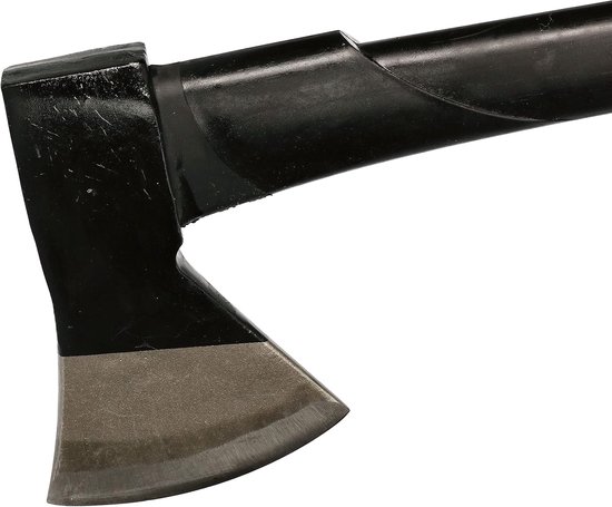 Splijtbijl Kloofhamer - Houtbijl Universeel - Hout Kloven - Glasvezelsteel - 900 mm - Zwart/Oranje — afbeelding 2