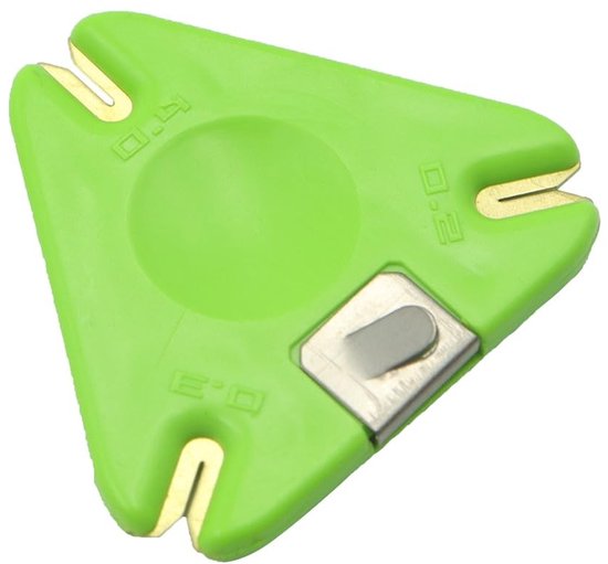 Cosensi- Vlecht Stripper Lichtgewicht - Draagbaar - Duurzaam - Geschikt voor 0,2/0,3/0,4 mm Vislijn - PP Kunststof - Groen van Cosensi — afbeelding 5