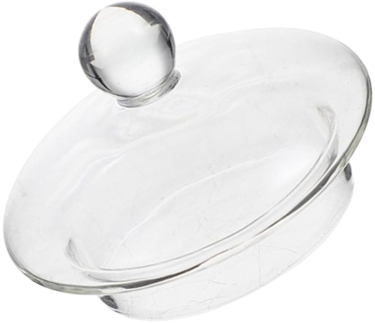 Dailygoods- Deksel 28 cm - Glazen Deksel - Deksel voor Theepot - Dekselopener - Deksel Magnetron - Geschikt voor 600 ml Theepot - Theepotdeksel