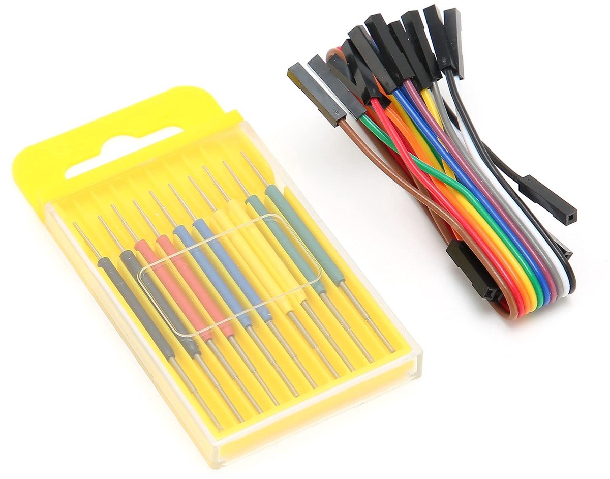 Dailygoods - Micro IC-haakclip - Mini-testkabelklemmen - Handig voor signaalgenerator - Isolerende laag - Geschikt voor programmeurs - Duurzaam ontwerp