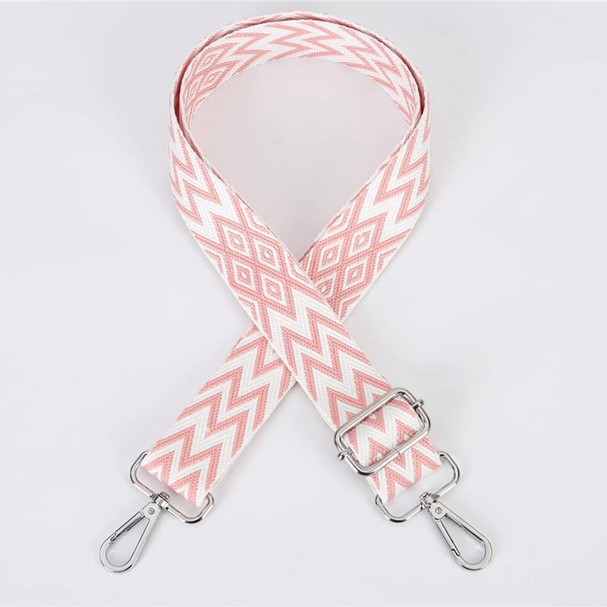Dailygoods- Schouderriem Verstelbaar 80-140 cm - Schouderband voor Tas - Tassenriem - Zakriem Dames/Heren - Duurzaam Nylon - Karabijnhaak - Tasriem