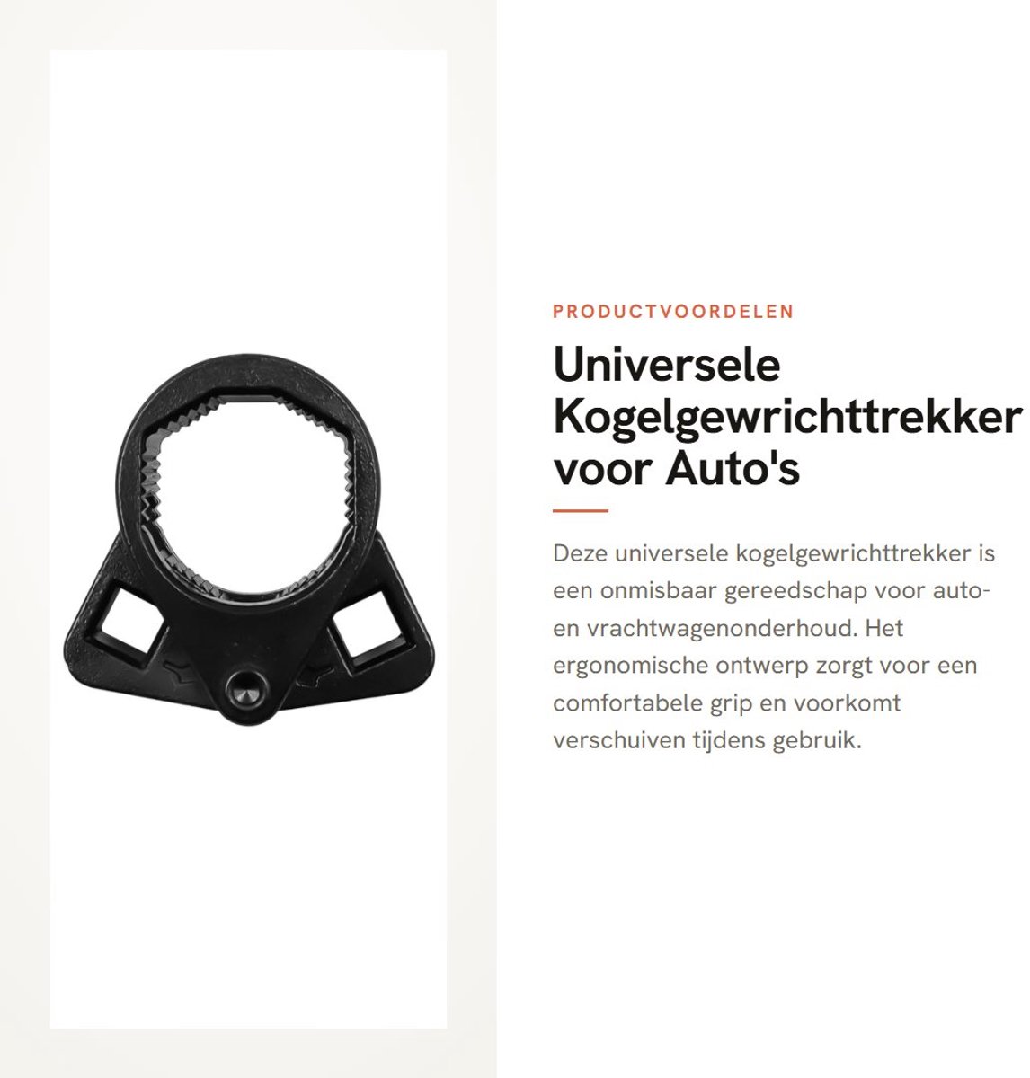 Dailygoods - Universele Kogelgewrichttrekker voor Auto's