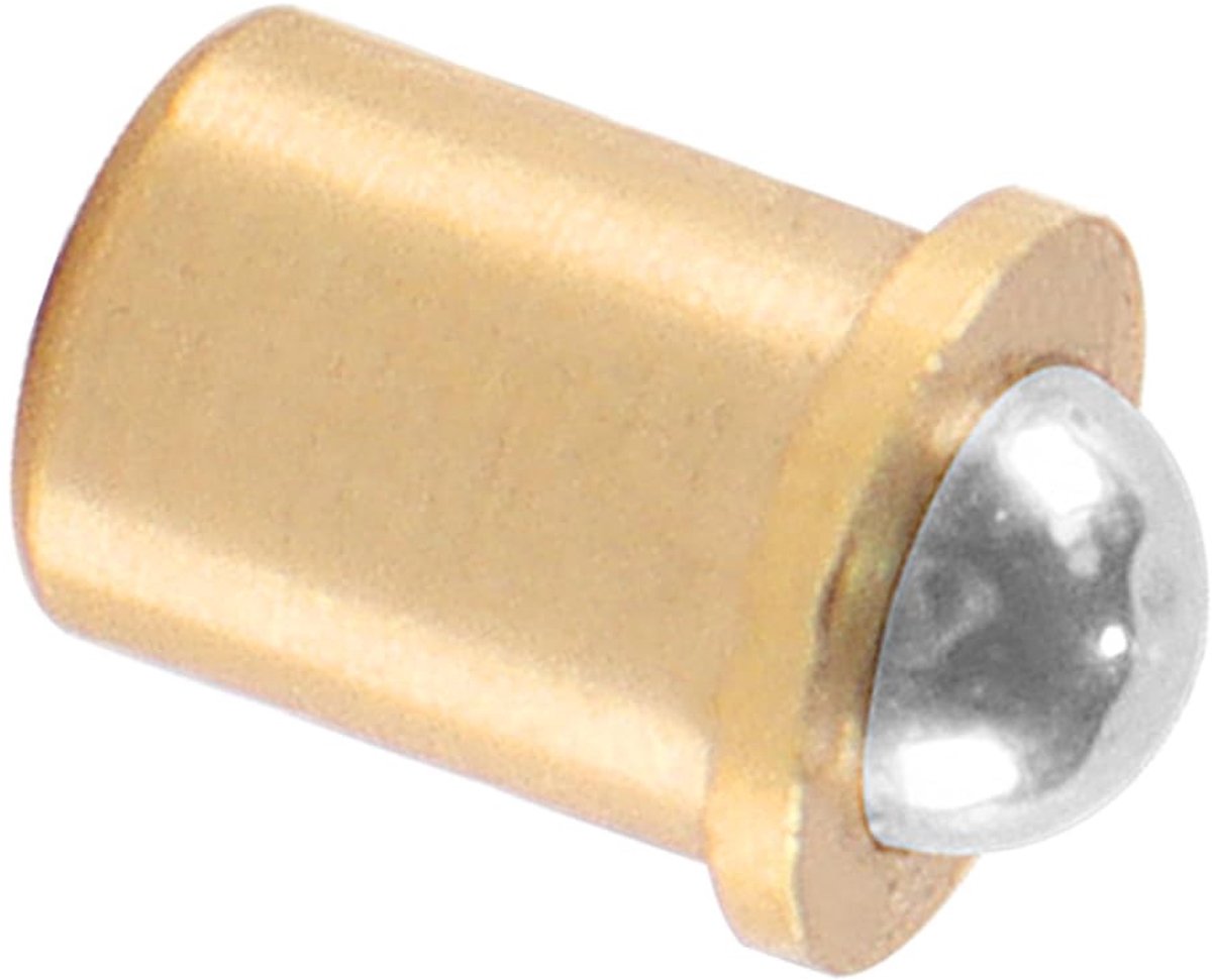 Dailygoods - Messing Kogelgrendelset met 20 Stuks voor Verborgen Kastdeuren