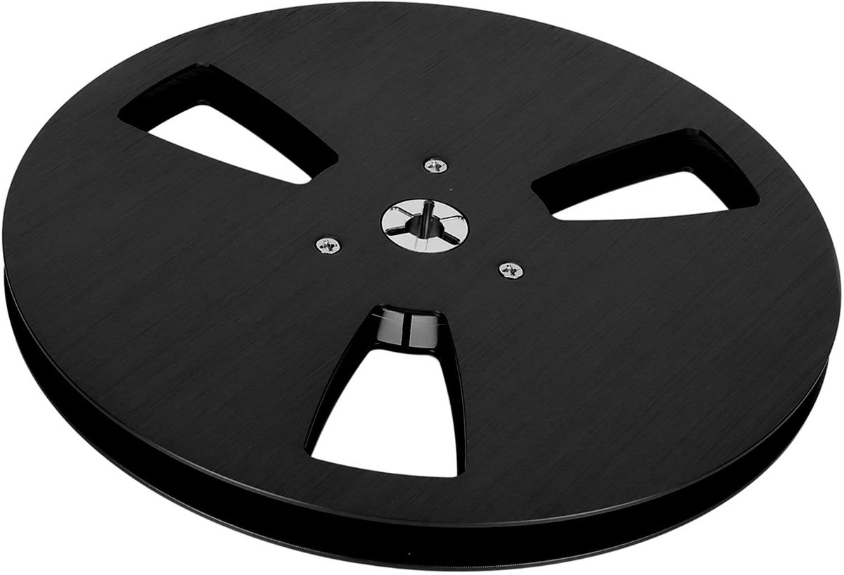 Dailygoods- Tape Reel 7 Inch Aluminiumlegering - Lege Haspel - Universeel voor Reel-to-Reel - Vervangend Onderdeel - Verbeterde Geluidskwaliteit - Perfecte Pasvorm - Bandhaspel