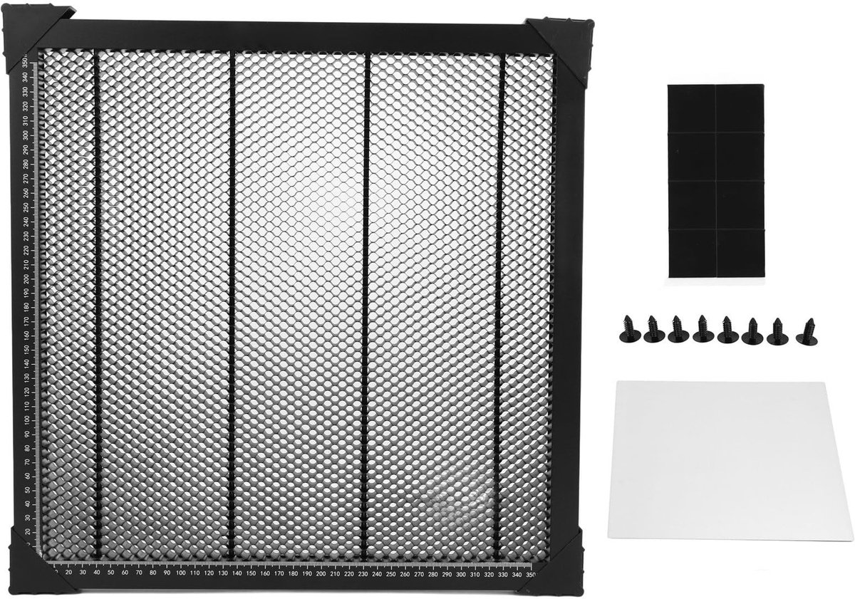 Dailygoods- Graveerapparaat Snelle Koeling - Meervoudige Bescherming - Vlekbestendig - Zwart Gelakt - 400 x 400 mm - Efficiënt Koelsysteem