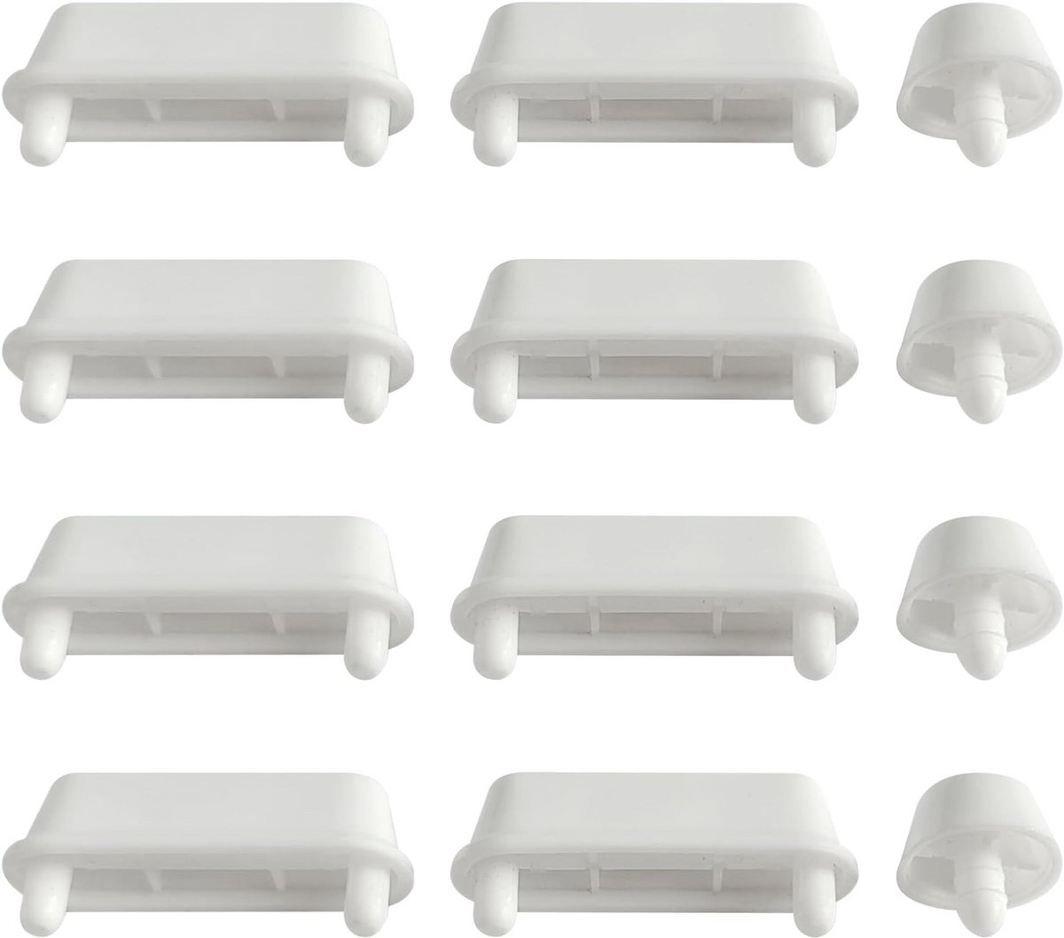 12 Stuks WC-bril Buffers - Schokabsorberende Pads voor Houten Toiletdeksel