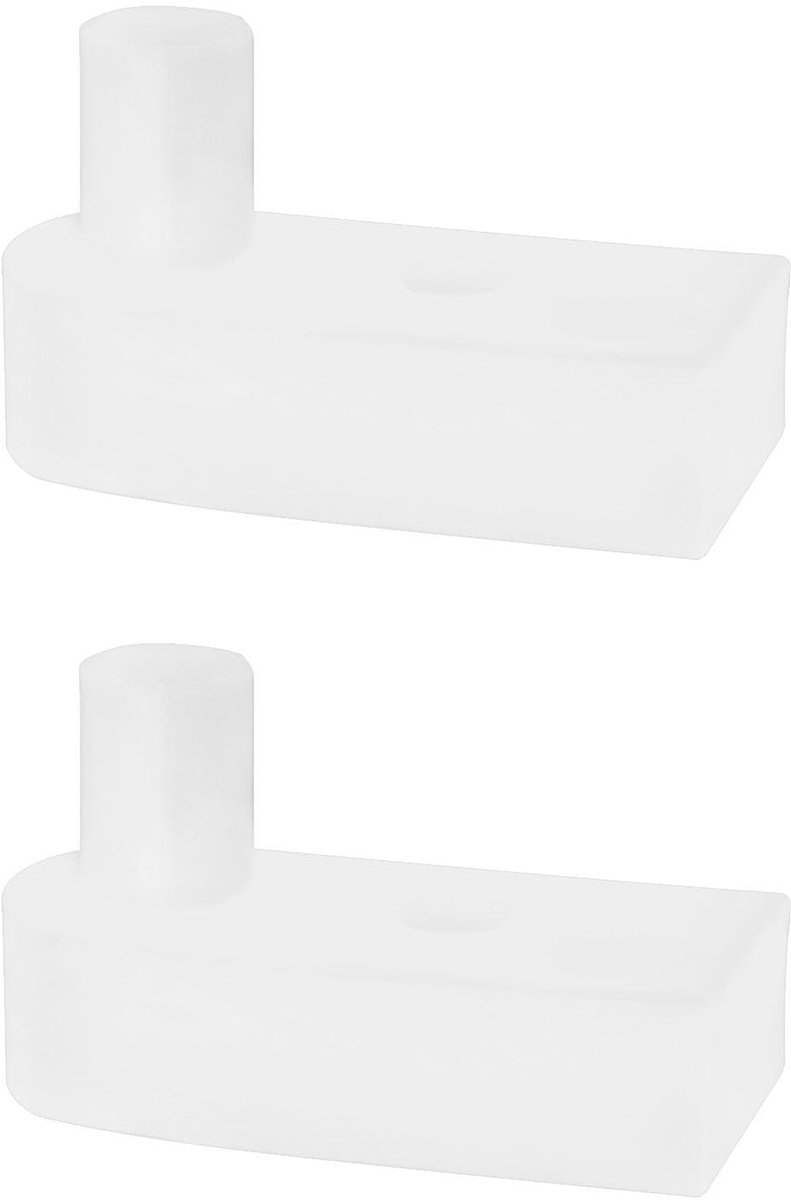 Cosensi- Douchedeur Scharnier 360° Rotatie - Bifold Scharnier - PE Kunststof - 32x14x19mm - Voor Glazen Deuren - Corrosiebestendig