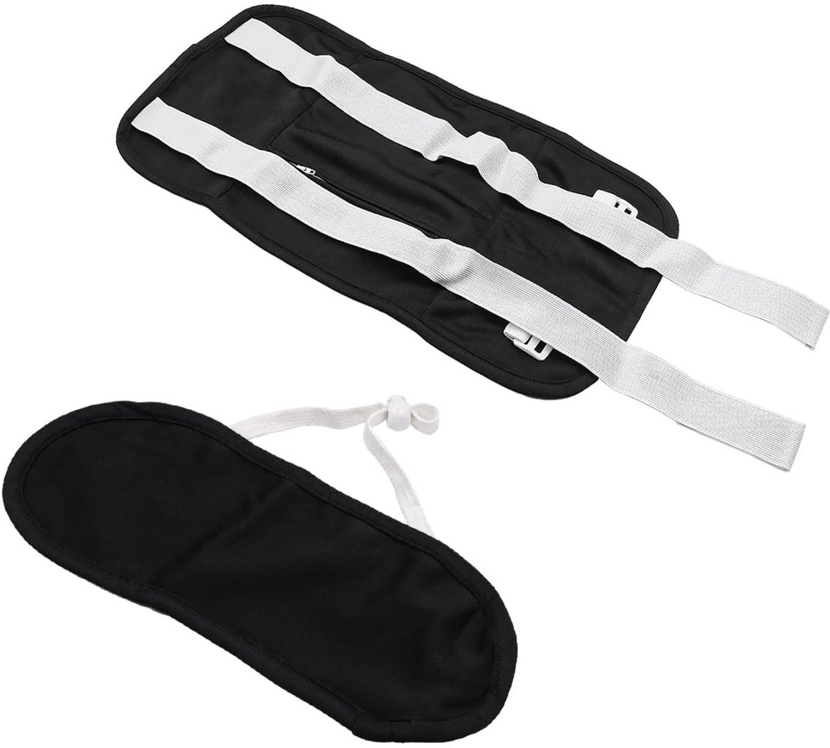 Dailygoods- Ricinusolie 100% - Herbruikbaar - Verstelbaar - Lekvrij - 2 Verpakkingen - Fluweel/Katoen Materiaal - Warmtepakking