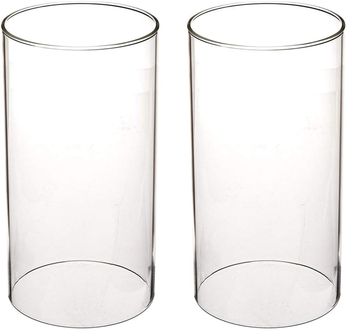 Glazen Kaarsenhouder - Glazen Schoorsteen - Kaarsen Beschermen - Hittebestendig Glas - 75