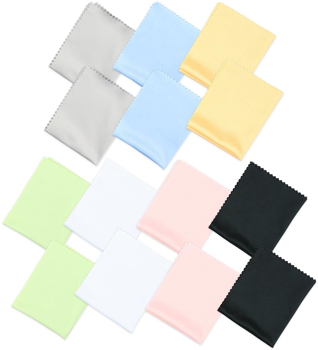 Dailygoods - Set van 14 Microvezel Brillenpoetsdoeken