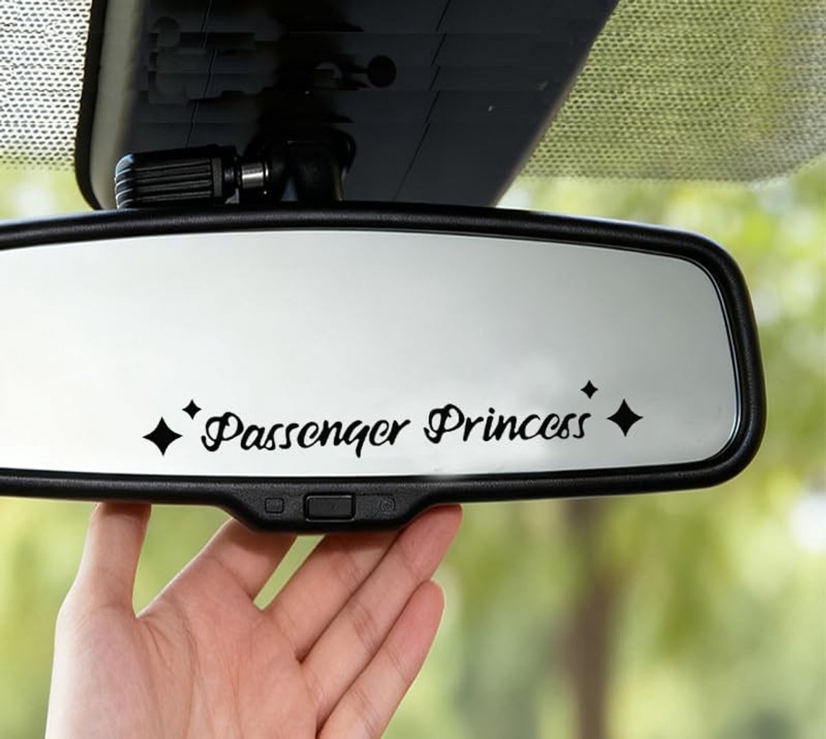 Dailygoods- Autostickers Hoge Kwaliteit - Passagiers Prinses Sticker - Decoratieve Accessoires - Waterdicht - Reflectief Vinyl - Voor Spiegels en Ramen - Auto Stickers