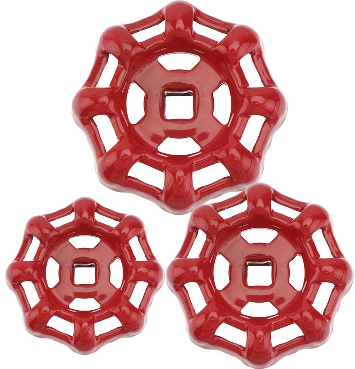Dailygoods- Buitenkranen - Afsluitonderdelen 3 Stuks - Robuust - Eenvoudig te Bedienen - Betrouwbaar in Gebruik - Langdurige Levensduur - Kraan