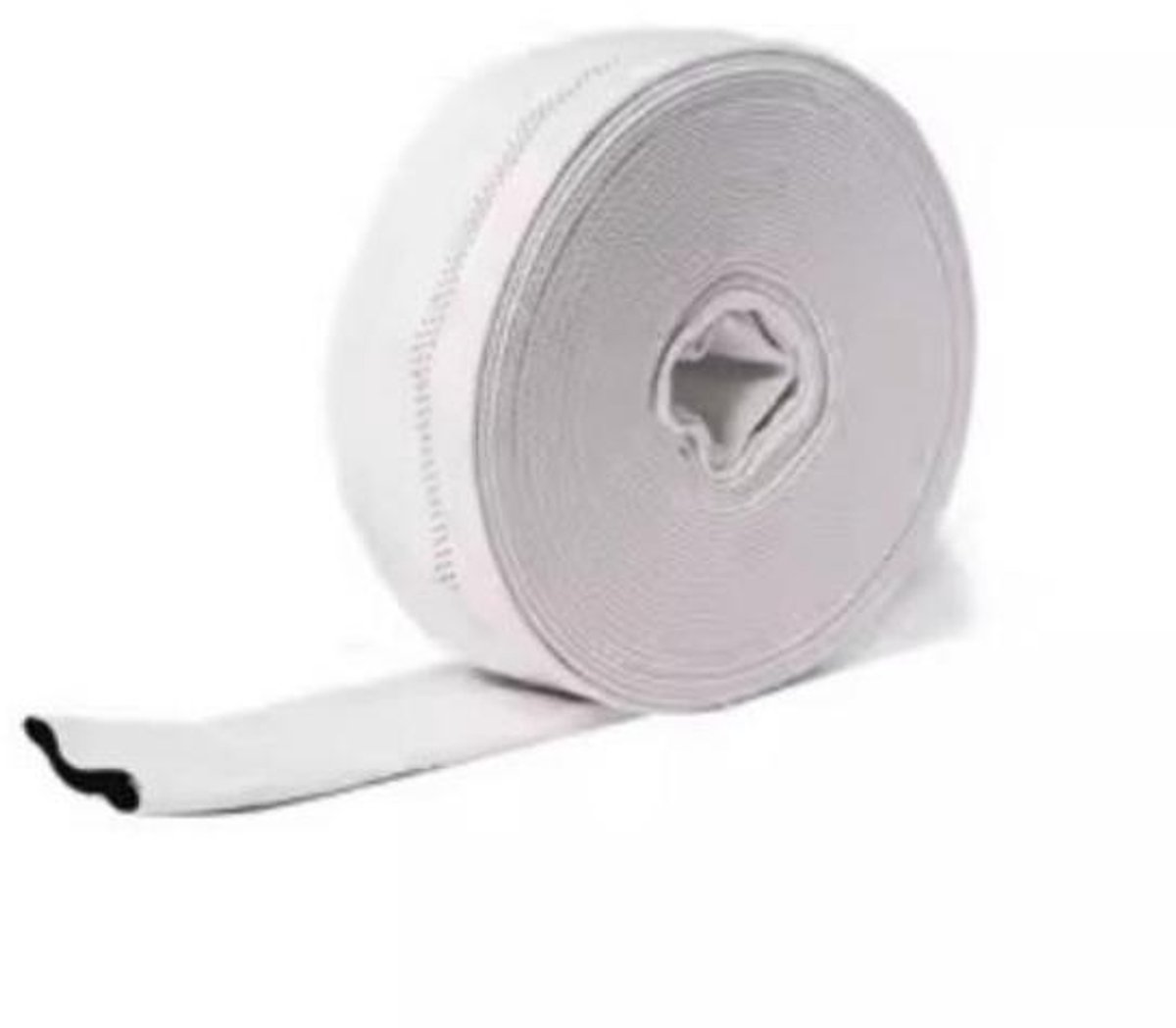 Plat oprolbare slang – 50 mm – 10 m – Inclusief 2 slangklemmen – Industrieslang – Set plat oprolbare slang – Dompelpomp – Bouwslang – Tuinberegening – Landbouw – Zwembad