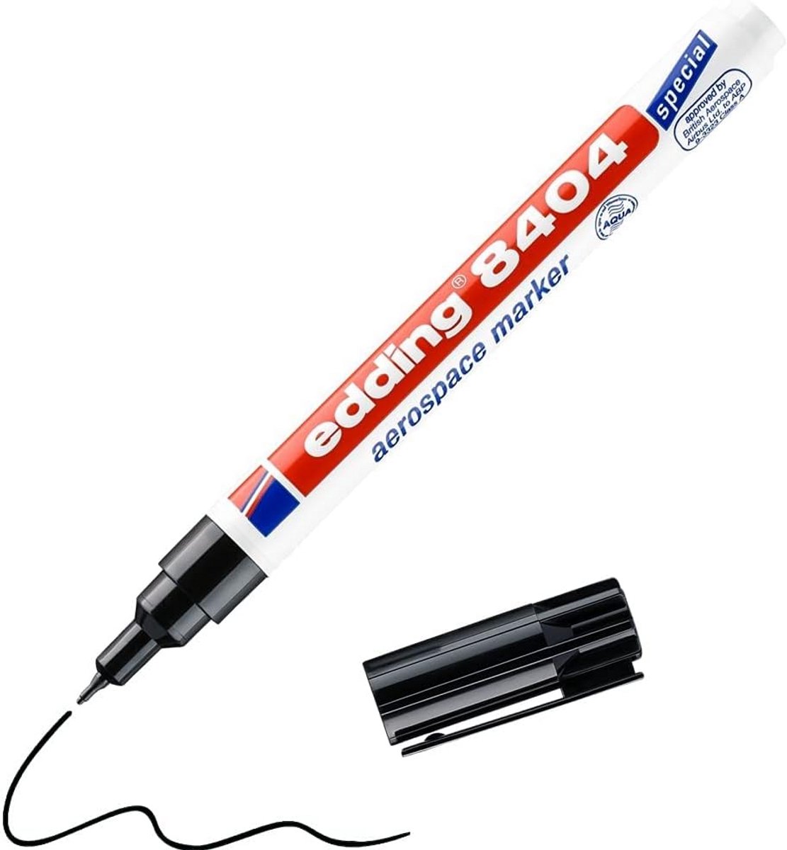 Permanente Marker - Schrijftool - Corrosiearm Markeren - Sneldrogende Inkt - 0.75 mm Punt - Zwart