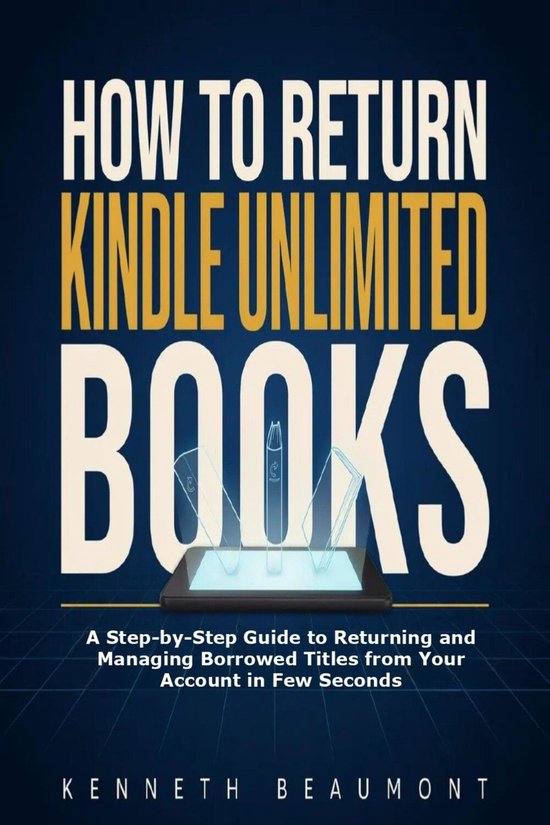 How to Return Kindle Unlimited Books - cover
