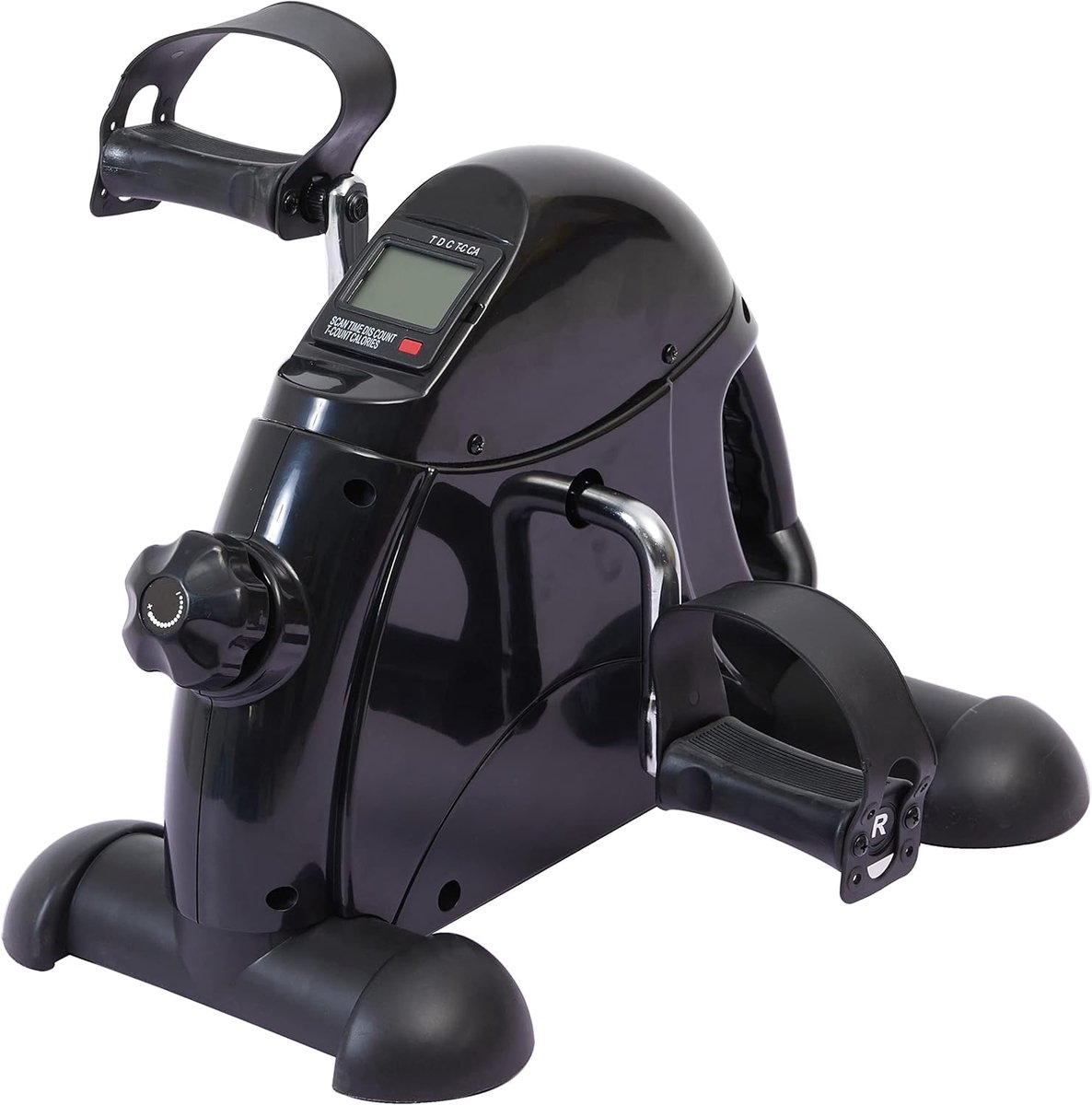 Mini Hometrainer - Onder Desk Fiets - Actief Blijven - Met LCD Display - 41 x 33 cm - Zwart