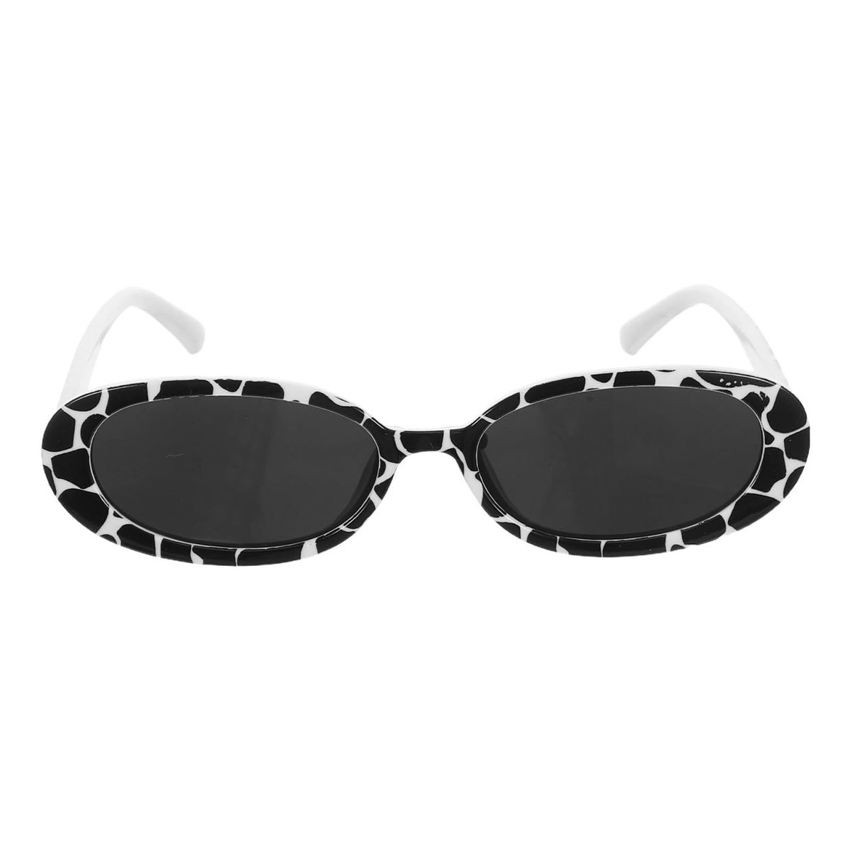 Dailygoods- Zonnebril Dames - Ovaal Montuur - Koeienpatroon - Lichtgewicht - Hoog Draagcomfort - Perfect voor Outdooractiviteiten - Zonnebrillen