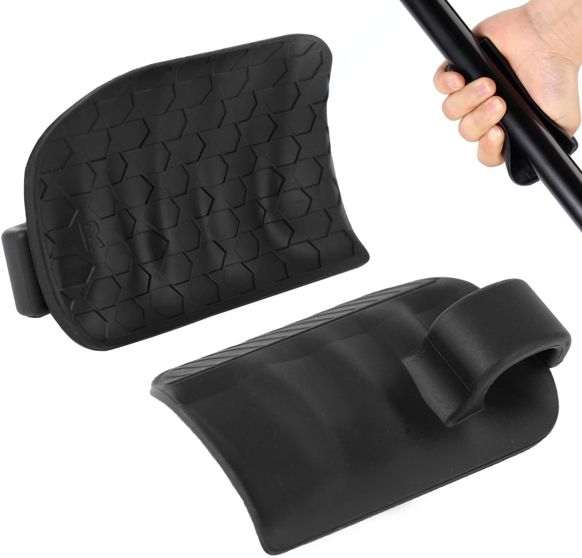 Dailygoods- Gewichtheffen Grips Antislip - Silicone Grip - Ergonomisch - Workout Bescherming - Voor Huidwonden - 1 Paar - Fitness Grips