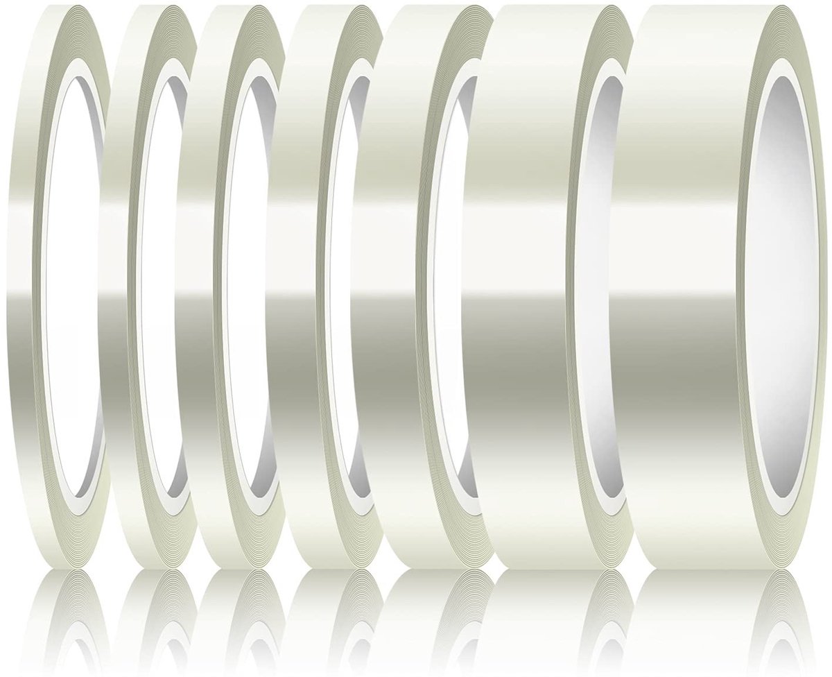 Dailygoods- Sublimatietape Hittebestendig - Transparant - 4/6/8/10/12/20/25mm x 10m - Waterproof - Polyethyleen - 4 Millimeter - Verpakkingstape