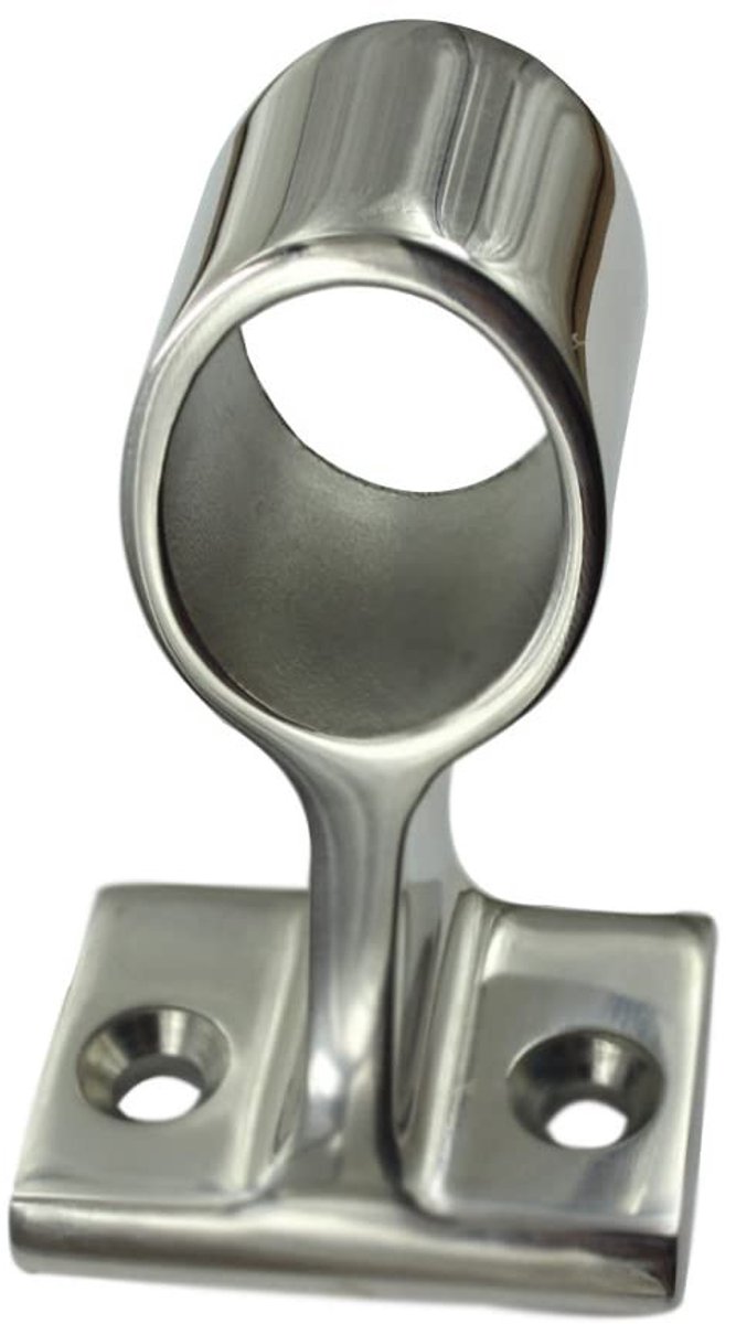 Dailygoods - Boot Hand Rail Fitting - 22mm - Duurzaam en Sterk - Anti-roest - Marine Hardware - Geschikt voor Stanchion - 1 Stuks