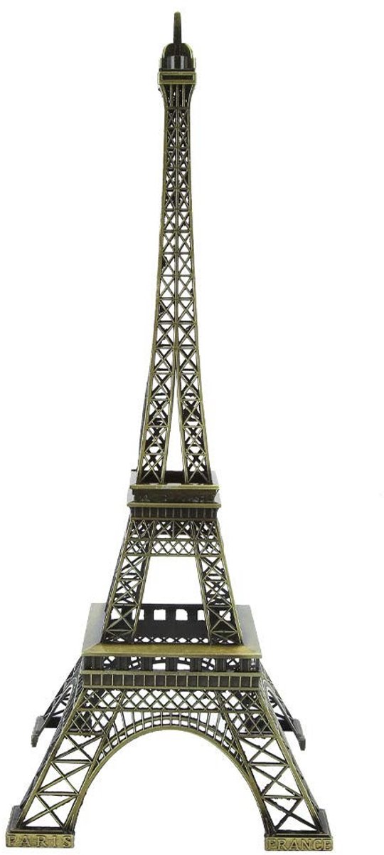 Dailygoods- Eiffeltoren 38 cm - Torendecoratie - Ijzer - Ambachtelijk Model - Huishoudelijke Decoratie - Milieuvriendelijk Materiaal