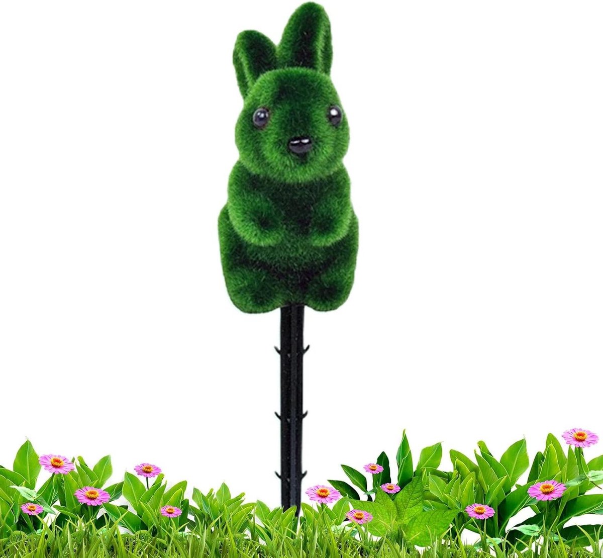 Paashaas Tuinspies - Lente Decoratie - Tuin Versieren - Weerbestendig Ontwerp - 65 x 22 cm - Groen