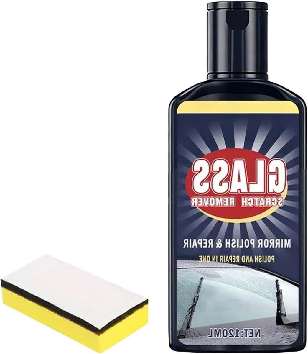 Voorruit Krasverwijderaar - Glas Restauratie - Helder Rijden - Oliefilm Verwijderaar - 120 Ml - Niet Van Toepassing