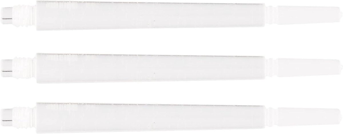 Dart shafts - Shaft set - Darts spelen - Versterkte kunststof - Maat 8 - Helder