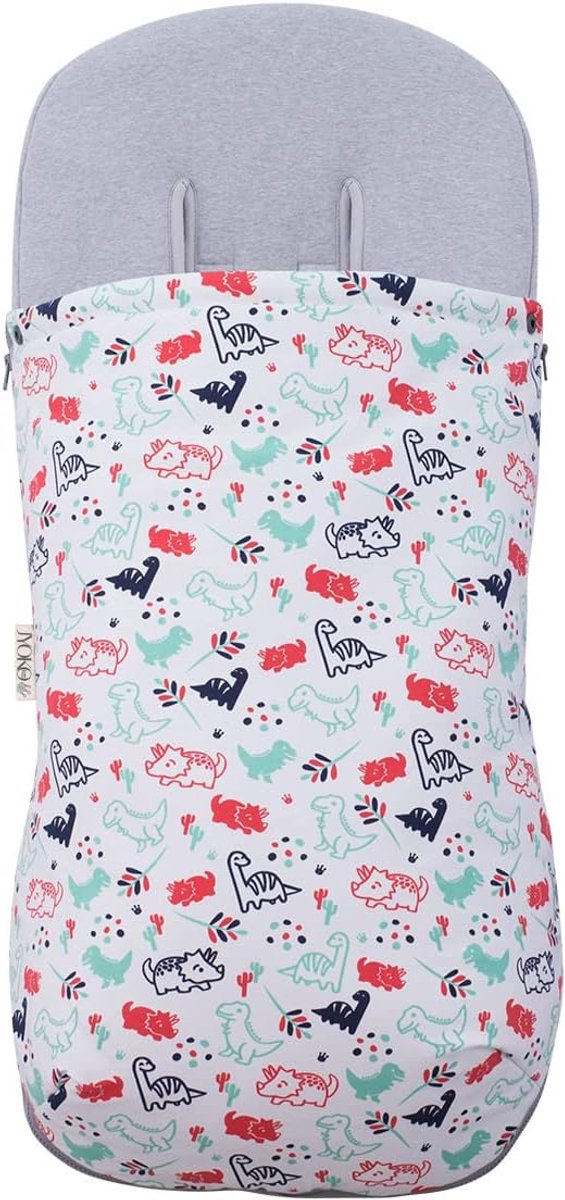 Babyslaapzak - Voetenzak - Baby beschermen - Hypoallergeen materiaal - 42 x 100 cm - Fleece — afbeelding 5