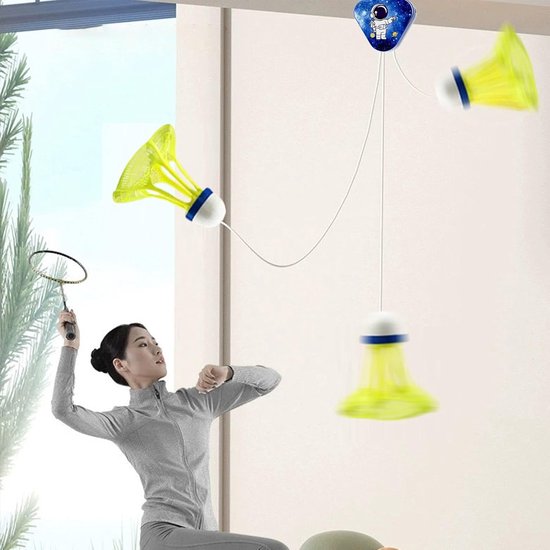 Badminton Trainer - Oefenapparatuur Bal - Vaardigheden Verbeteren - Verstelbaar Koord Snelheid - Unisex - Niet Gespecificeerd — afbeelding 2