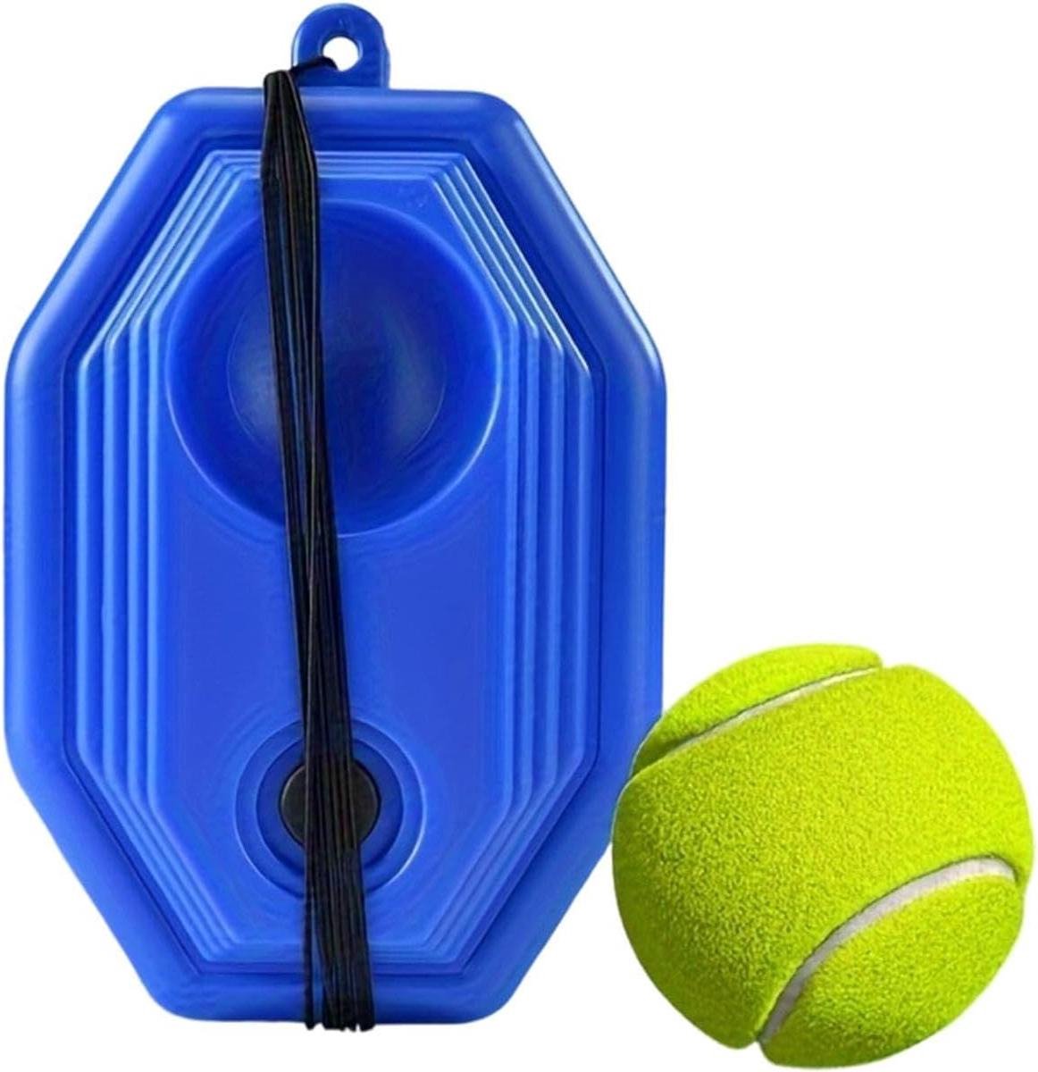Tennistrainer Set - Bal Oefenapparaat - Tennis Vaardigheden Verbeteren - Knoopvrij Koordsysteem - 20.5 cm Rond - Diamant