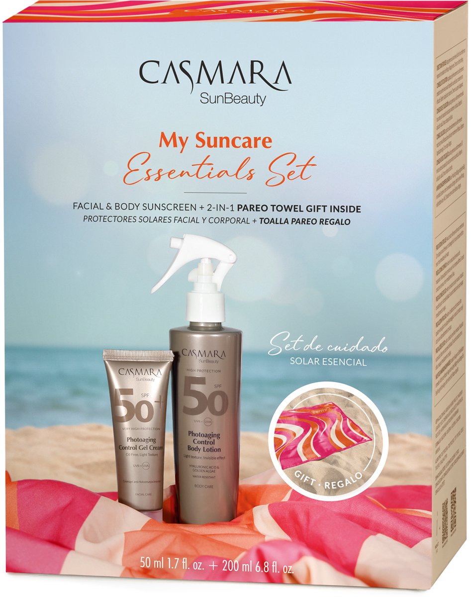 CASMARA Sun Beauty Pack Photo – Aging Control Gel Cream + Photo-Aging Body Lotion