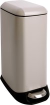 SVITA TS12 Afvalemmer Pedaalemmer Afvalemmer 12l incl. binnenemmer Pedaal taupe