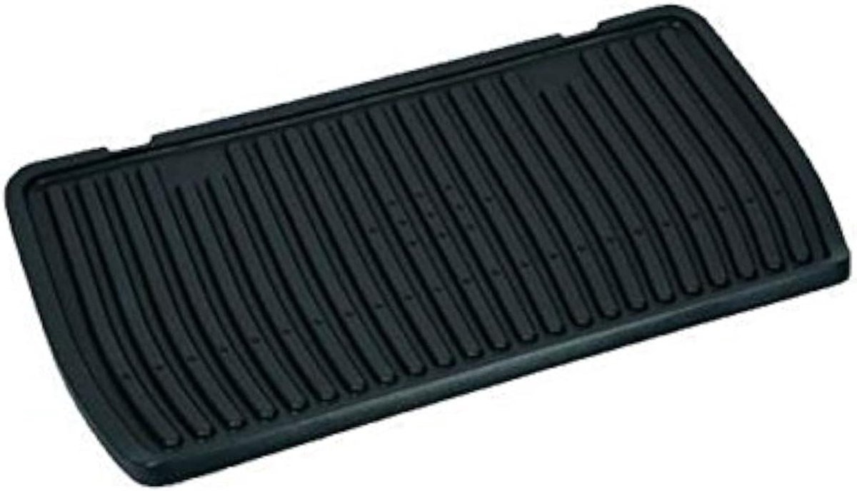 Grillplaat - Reserveonderdeel Plaat - Contact Grillen - Perfecte Pasvorm - Rechthoekig - Zwart