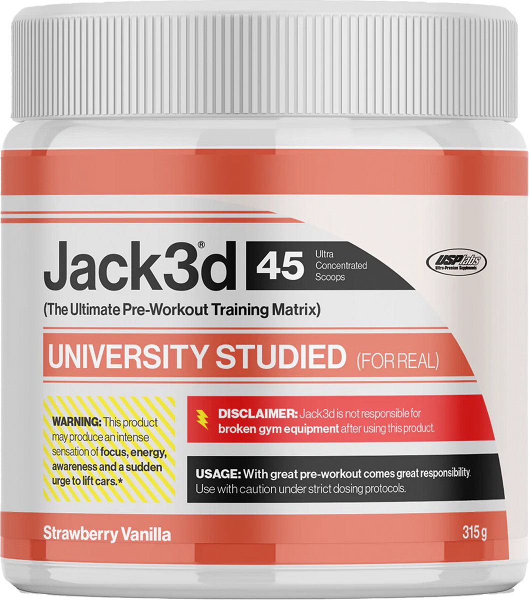 Jack3d Advanced - 45 servings - Strawberry Vanilla
