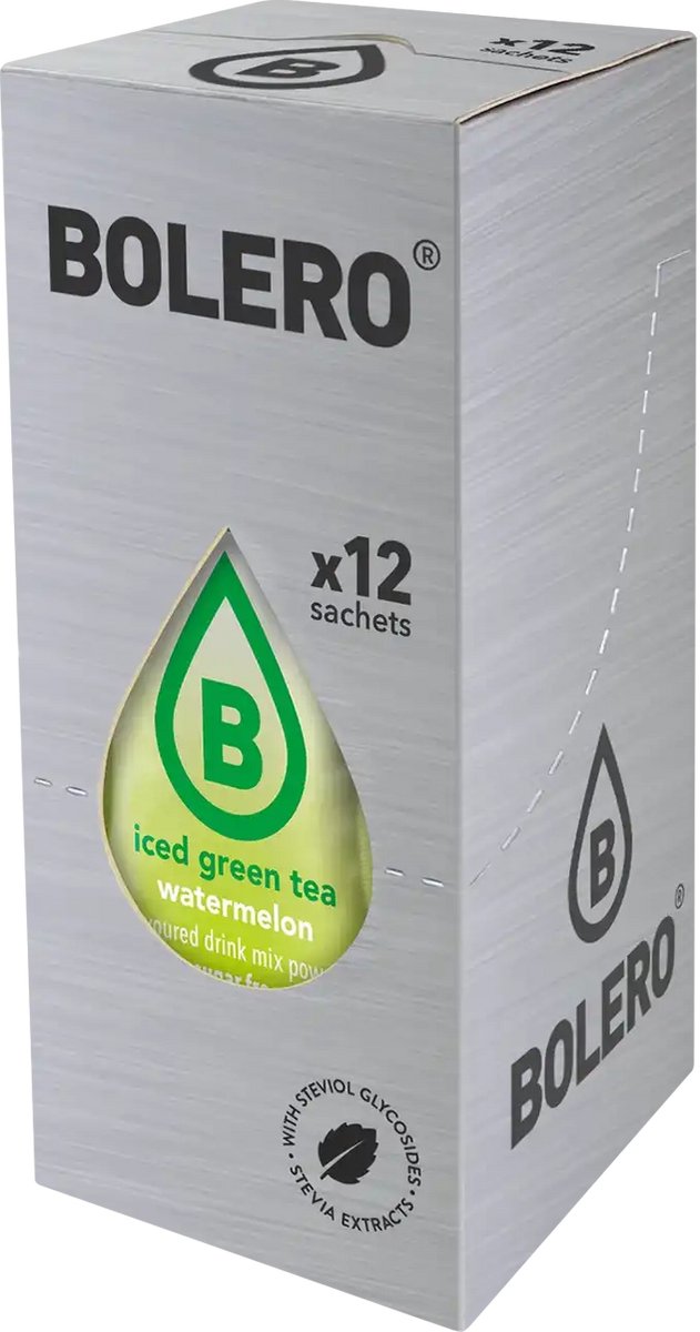Bolero Iced Green Tea - 12x 3 g - Watermelon