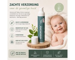 Hemorcool® - Babyzalf 50 ml – luieruitslag zalf voor baby’s – bij rode billetjes, huidirritatie en gevoelige babyhuid, verzorgende zalf met zink en koper