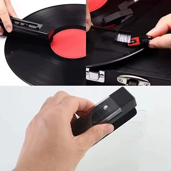 Garpex® 3-in-1 Vinyl Reinigingsset – LP Schoonmaakset – Inclusief Naaldreiniger & Antistatische Platenborstel — afbeelding 4
